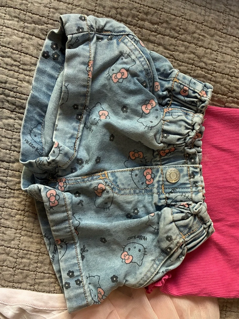 GAP Bright Pink Ruffle Sleeve Bodysuit